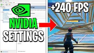 BEST NVIDIA CONTROL PANEL Settings for GAMING & PERFORMANCE