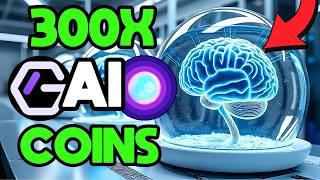 TOP 10 TINY AI CRYPTO ALTCOINS TO 100X-300X IN 2025 (HUGE GAINS!)