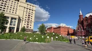 Москва, Манежная площадь. Фестиваль "Цветочный джем-2023".