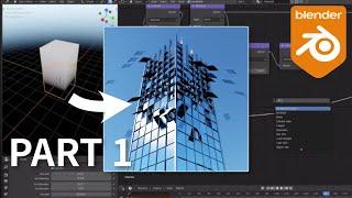 Making Building in Blender3D shader nodes (part 1)