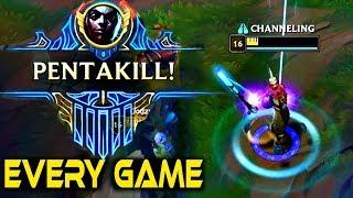 PENTAKILL EVERY GAME CHALLENGE - Challenger Ekko Outplays