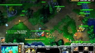 Warcraft III Zombie Rush.