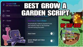 Grow a Garden Script GUI | EGG DETECTOR SEED PET SPAWNER DUPE AUTO EVENT SUMMER *NO KEY*