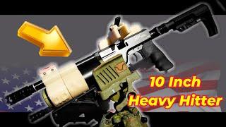 Building a 50 CAL PUMP ACTION Airgun and TESTING IT AT THE FIREARM RANGE! (Bin Tac 10" m50 Pistol)