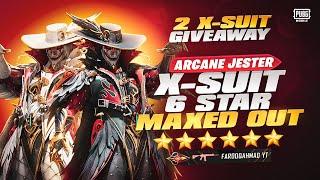 Arcane Jester X-Suit 6 Star Maxed out | 2 X-Suit Giveaway  |  PUBG MOBILE 