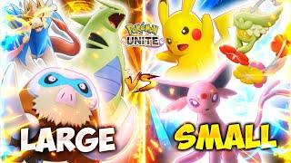 Big Pokemons Vs Small Pokemons In Pokemon Unite | Pokemon Unite Hindi Gameplay |