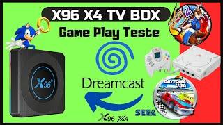 TV Box X96 X4 Amlogic S905x4 - Game Play Dreamcast Teste PT BR