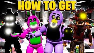 How To Get Mini Quest Hard Mode Characters Badge in Roblox Archived Nights FNAF Roleplay