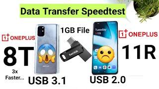 USB 2.0 vs USB 3.1 Data Transfer Speedtest Using OTG Pendrive Live Demo Shocking Results 