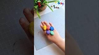 Easy DIY Gonggi🟢🟣🟡 #shorts #gonggi #squidgame #youtubeshorts