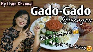 BONGKAR RESEP RAHASIA JUALAN LAGI!! RESEP GADO-GADO ENAK BANGET || LISAN CHANNEL