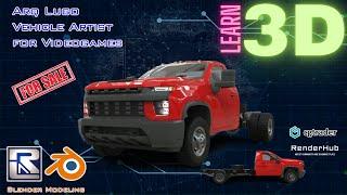 Chevrolet Silverado  3500  2021 truck - Learn 3D while you watch Arq Lugo Youtube