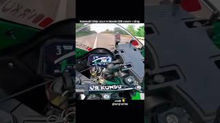 Kawasaki Ninja zx10r vs Honda CBR 1000rr-r drag race | bike racing #motovlog #ytshorts #shorts