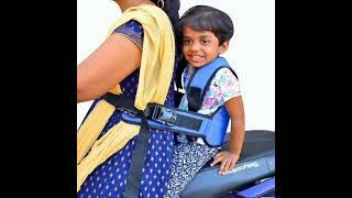 Younique -Two Wheeler Kid’s/Child Bike Safety Seat Belt with ADJUSTABLE Straps & DOUBLE LOCKS