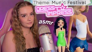 ASMR lets play ROBLOX dress to impress 