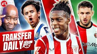 Arsenal Back In For Nico Williams, Gimenez Interest & Japanese Winger Eyed! | Transfer Daily