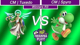 I Wanna Smash LVIII - CM |Tuxedo (Palutena) Vs CM | Spyro (Yoshi) - Winners Round 3
