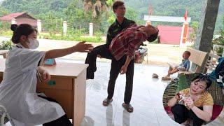 (Life) The sudden stomachache came to Ms. Thuyet, her poor husband took her to the doctor.