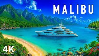 MALIBU, USA 4K UHD – Coastal Symphony of Nature’s Finest Creations with Relaxing Music