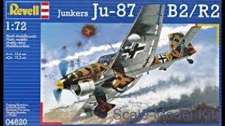 Revell 1 72nd Scale Junkers Ju 87B 2,R2 Stuka In Box Review