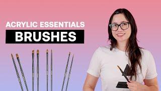 Acrylic Essentials: Understanding Brush Basics