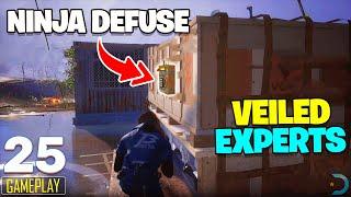 Ninja Defuse  Veiled Experts Global Beta Gameplay 2022 ⭐ Agent Jack on Derailed | Bomb Defusal