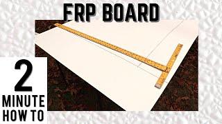 How To Cut FRP Board Fast and Easy | Fiberglass Reinforced Plastic | FRP Board Installation | DIYFRP