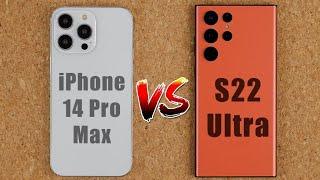 Iphone 14pro Max Vs Samsung Galaxy S22 Ultra  || Mobile Comparison video