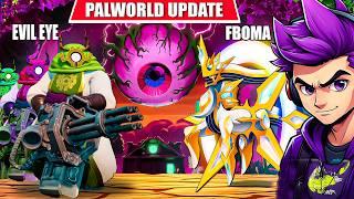 FIRST BLOOD🩸OF MEGA ARCEUS PALWORLD Update BOSS EVIL EYE| FBOML | Palworld x Terraria Update