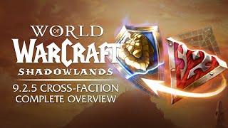 CROSS-FACTION Groups in Patch 9.2.5! Complete System Preview - What You Can/Can’t Do?