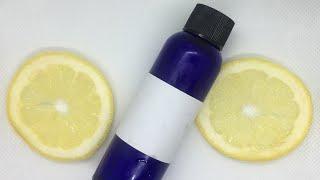 DIY Lemon toner for acne prone skin