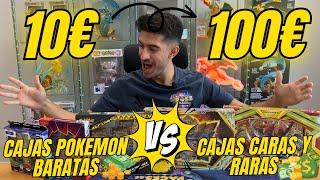 CAJAS POKEMON BARATAS VS CAJAS POKÉMON CARAS Y RARAS!ÉPICO*