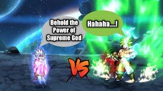 Goku Omni God VS Broly SSJ3 & Cumber (all form) in Jump Force Mugen