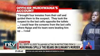 Mukhwana spills the beans on Ojwang's murder at Nairobi Central Police Station