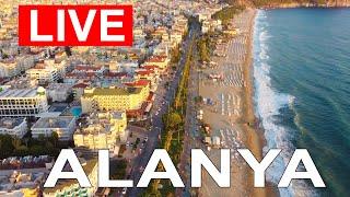 Alanya Live camera. KLEOPATRA BEACH. Alanya Turkey 01.05.2024 #alanya #turkey #livestream #wether