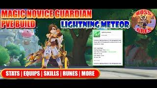 Ragnarok M Eternal Love | Magic Novice Guardian Lightning Meteor PVE Build Guide