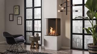 Trimline 38 Panorama built-in gas fire loft setting