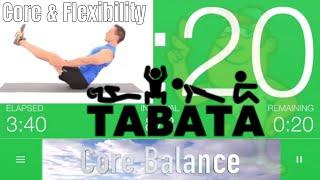 (San Holo - Rise) 4 Minute Core & Flexibility TABATA Workout
