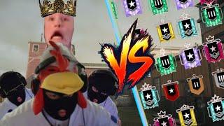 Snapiyy & Azryde 2v2 Vs EVERY RANK (Rainbow Six Siege)