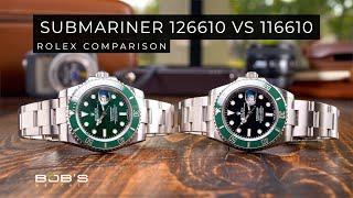 Rolex Submariner 126610 vs.116610 Comparison Guide