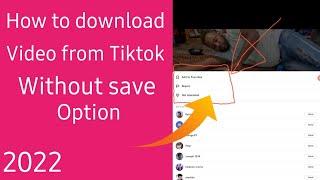 How to download video from Tiktok without save option 2022 / Mj tube / Papy Studio