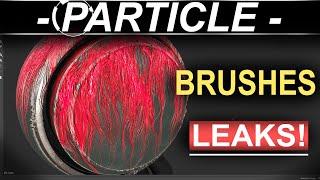 Substance-Painter: Particle Brushes (Leaks!)