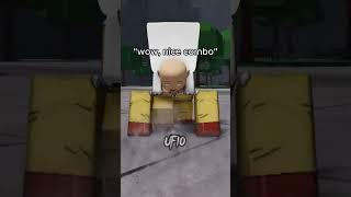 When you let Bro Test a COMBO in ROBLOX Saitama Battlegrounds