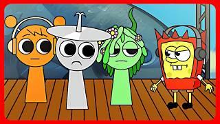 OMG.. Incredibox Sprunki has taken over SpongeBob! (Cartoon Animation)