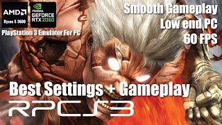 Asura's Wrath Rpcs3 Best Settings 2024 | Smooth Gameplay | 60FPS | Low-end pc | 100% Working