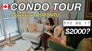 Living in Downtown Toronto| Updated CONDO TOUR 2022 | Rent, Location, and Decor