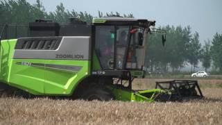 Zoomlion 8B1 wheeled-type wheat/rice/maize combine harvester