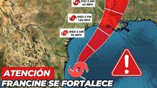 La #tormenta #tropical #francine se fortalece #lousiana #texas #huracan