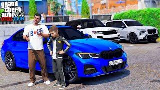 ОТЕЦ И СЫН В GTA 5 - КУПИЛ СЫНУ Б/У BMW 320d! АВТО С ПРОБЕГОМ! ПОДАРОК НЕПОСЛУШНОМУ РЕБЕНКУ! ВОТЕР