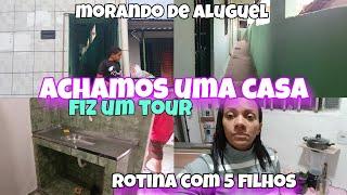 ACHAMOS UMA CASAFIZEMOS UM TOUR VAMOS SE MUDAR/ROTINA COM 5 FILHOS. @rosineidesilvavlogs5312